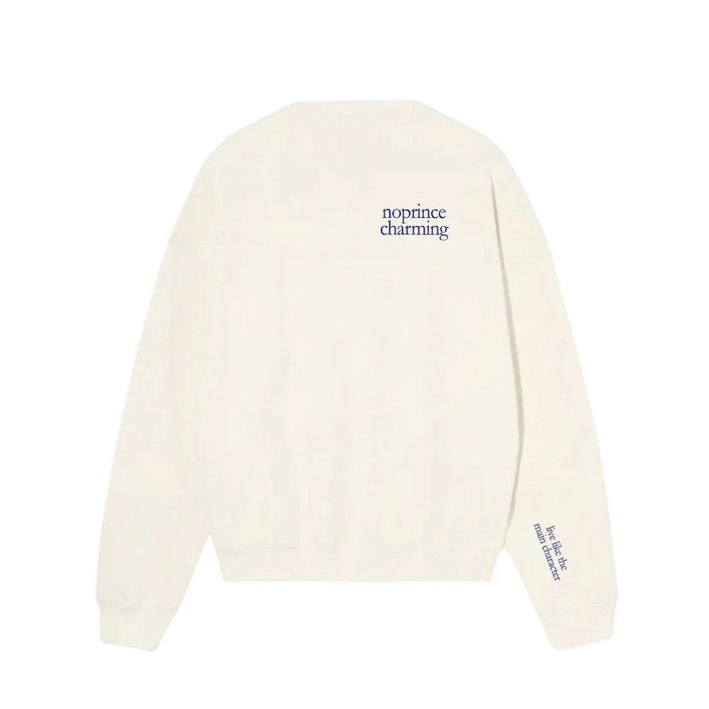 No Prince Charming Cream Sweater